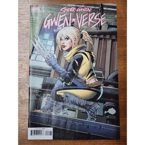 Marvel Comics Spider-Gwen: Gwenverse #3 - Greg Land Cover (2022) - VG/VF
